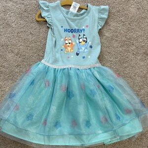 Bluey Themed Kids Dress